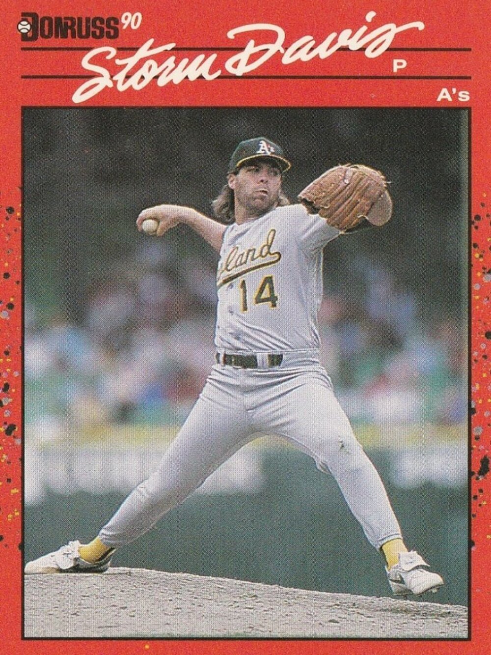 Storm Davis - Donruss 90 MLB Baseball Card